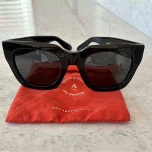 Anthropologie Classic Black Sunglasses